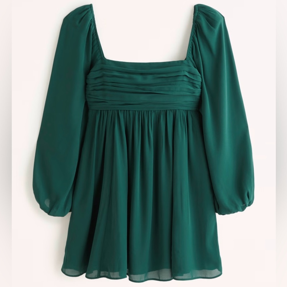 Emeral green Abercrombie Petite Large dress